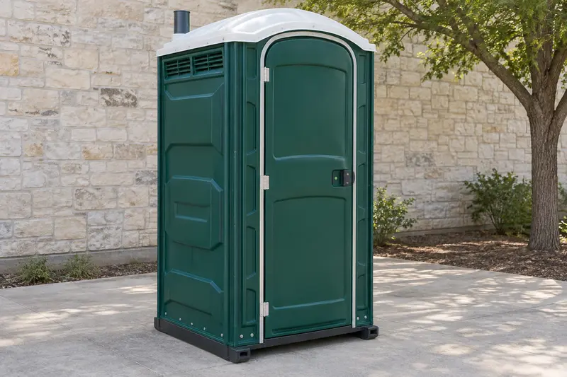 Complete green standard portable toilet