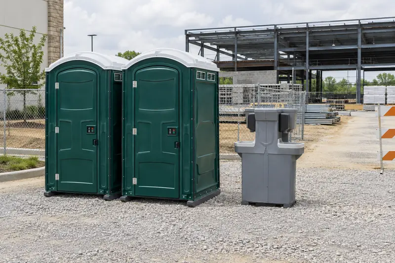 Portable facilities in a construction setting